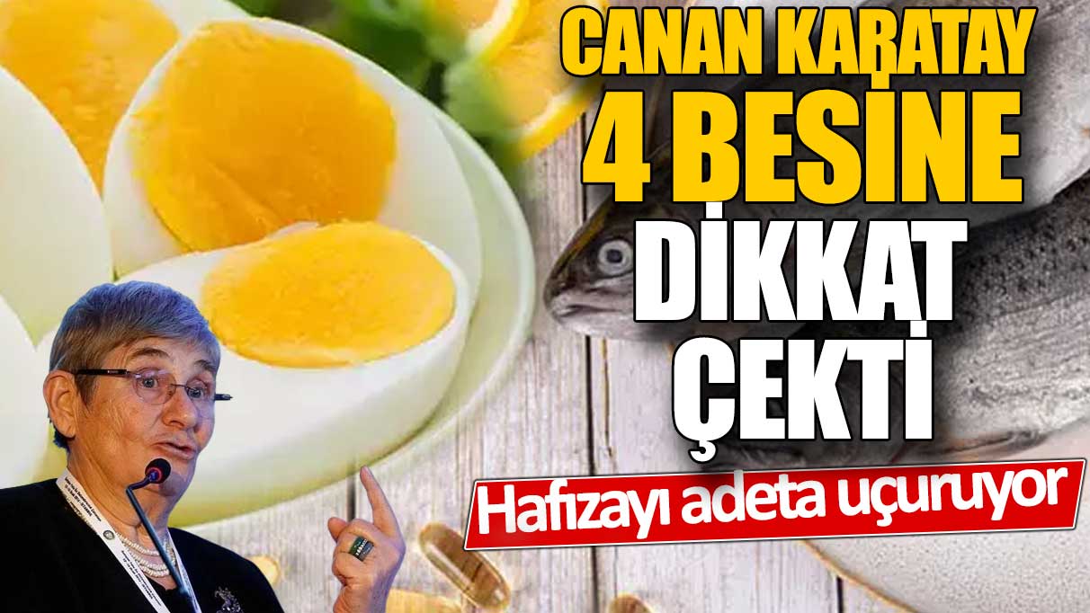 Canan Karatay 4 besine dikkat çekti! Hafızayı adeta uçuruyor