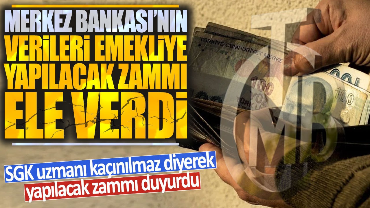 Merkez Bankası'nın verileri emekliye yapılacak zammı ele verdi