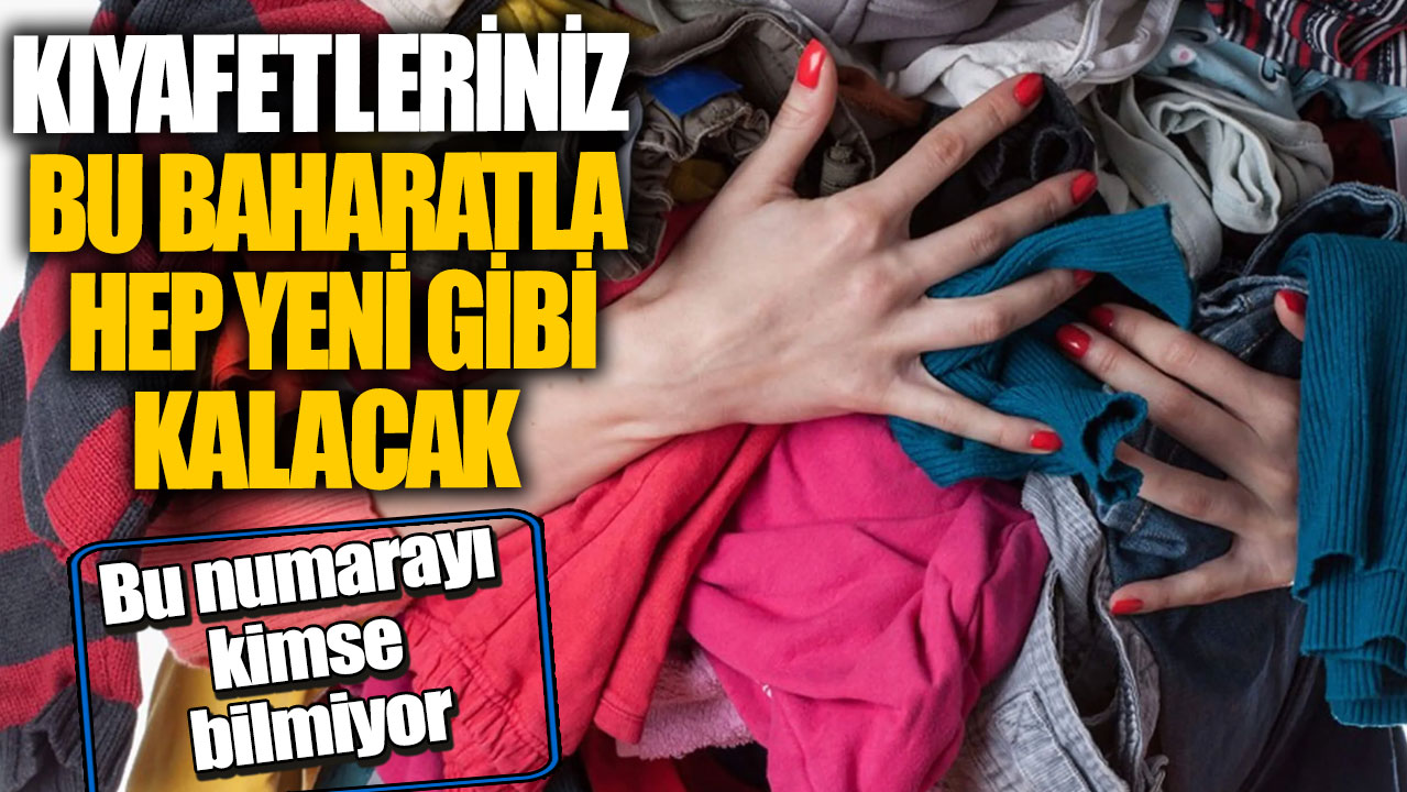 Kıyafetleriniz bu baharatla hep yeni gibi kalacak!  Bu numarayı kimse bilmiyor