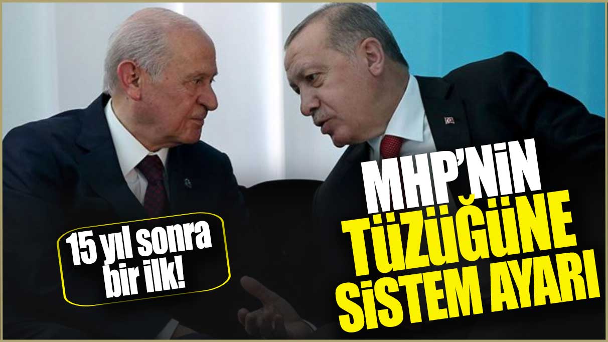 15 yıl sonra bir ilk! MHP tüzüğüne sistemi ayarı