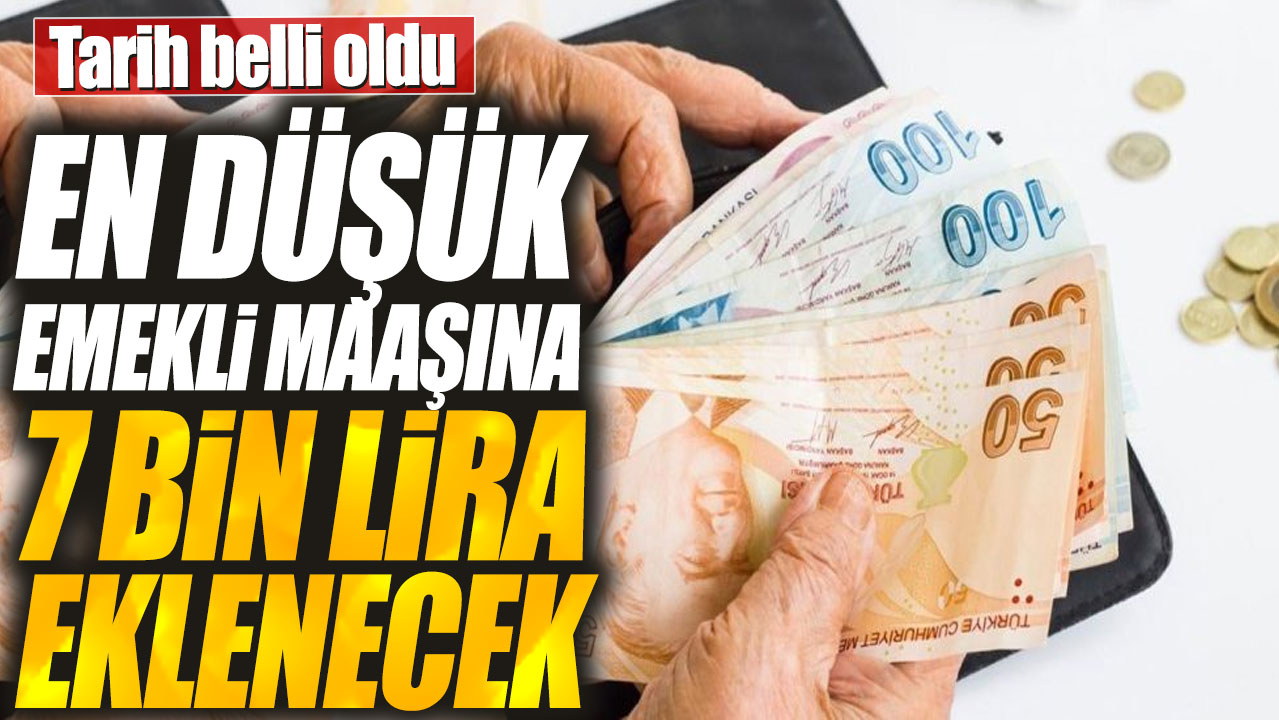 SSK Bağ-Kur Emekli Sandığı olanlara müjde! En düşük emekli maaşına 7 bin lira eklenecek! Tarih belli oldu