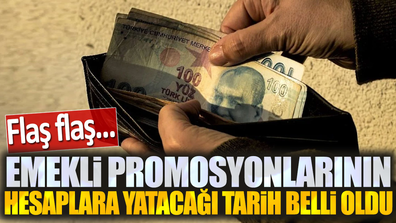 Emekli promosyonlarının hesaplara yatacağı tarih belli oldu