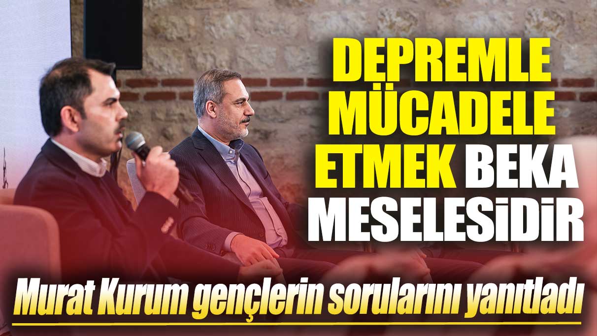 Murat Kurum gençlerin sorularını yanıtladı: Dikkat çeken açıklamalar