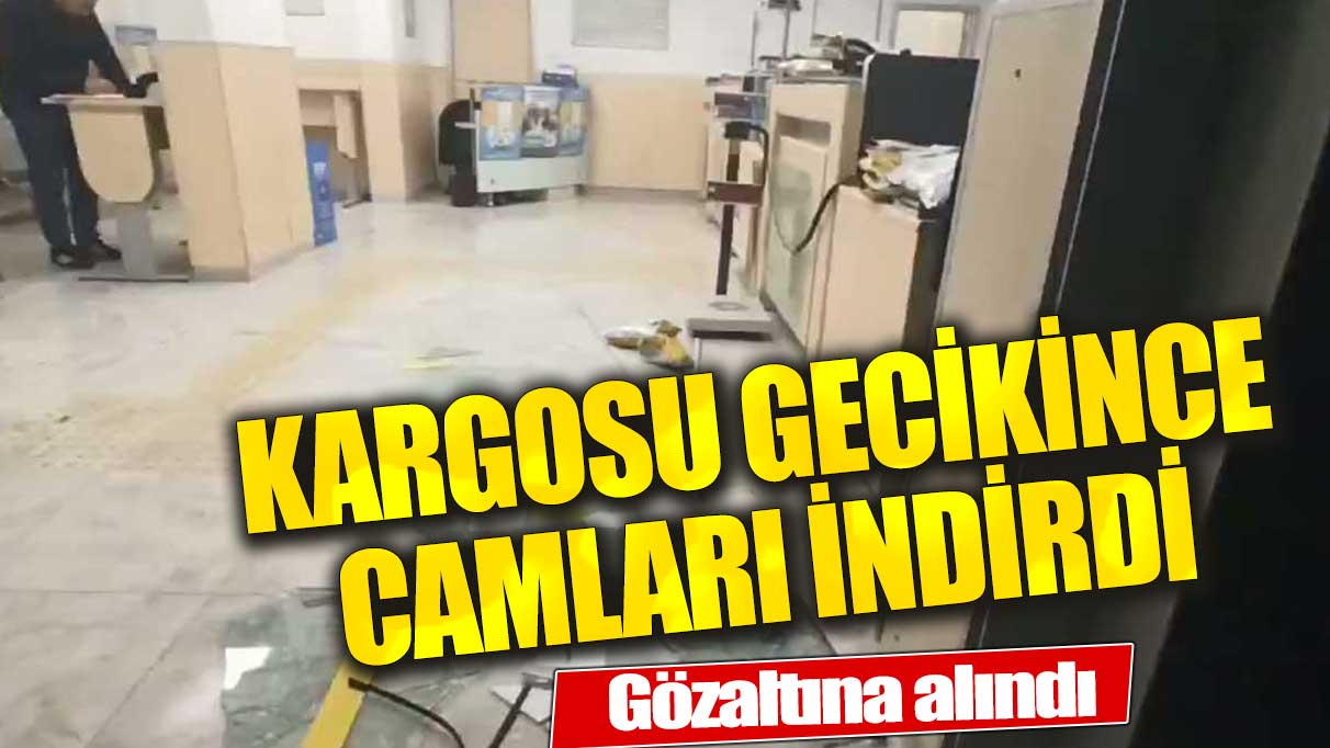 Kargosu geciken vatandaş çıldırdı! Camları indirdi