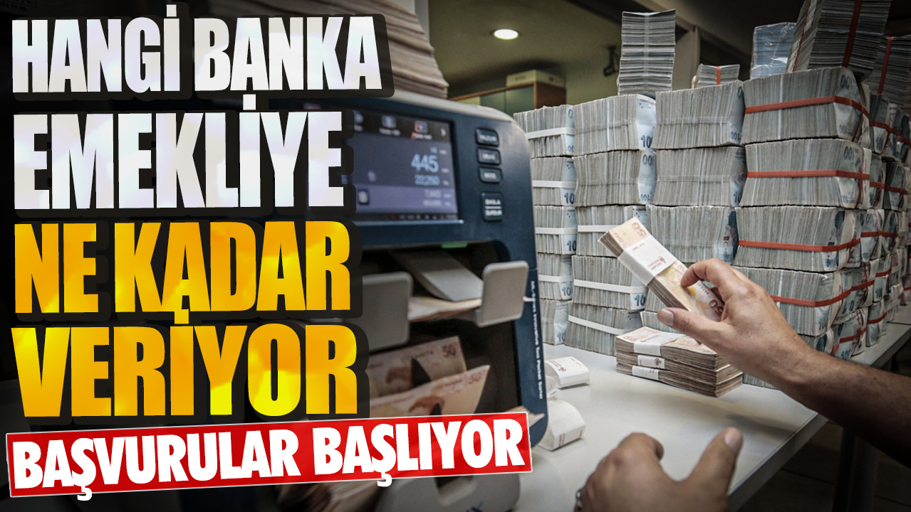 Başvurular başlıyor! Hangi banka emekliye ne kadar promosyon veriyor