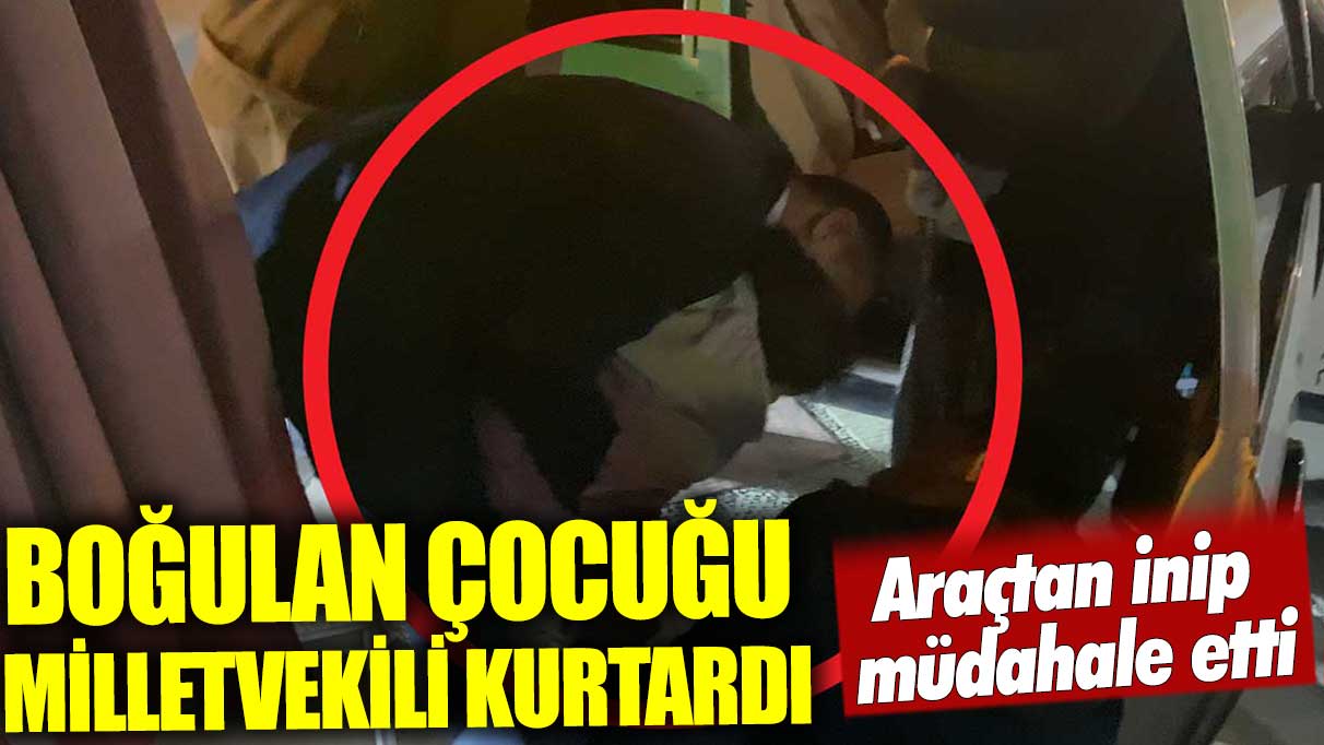 AK Parti Elazığ Milletvekili Erol Keleş’ten hayat kurtaran manevra