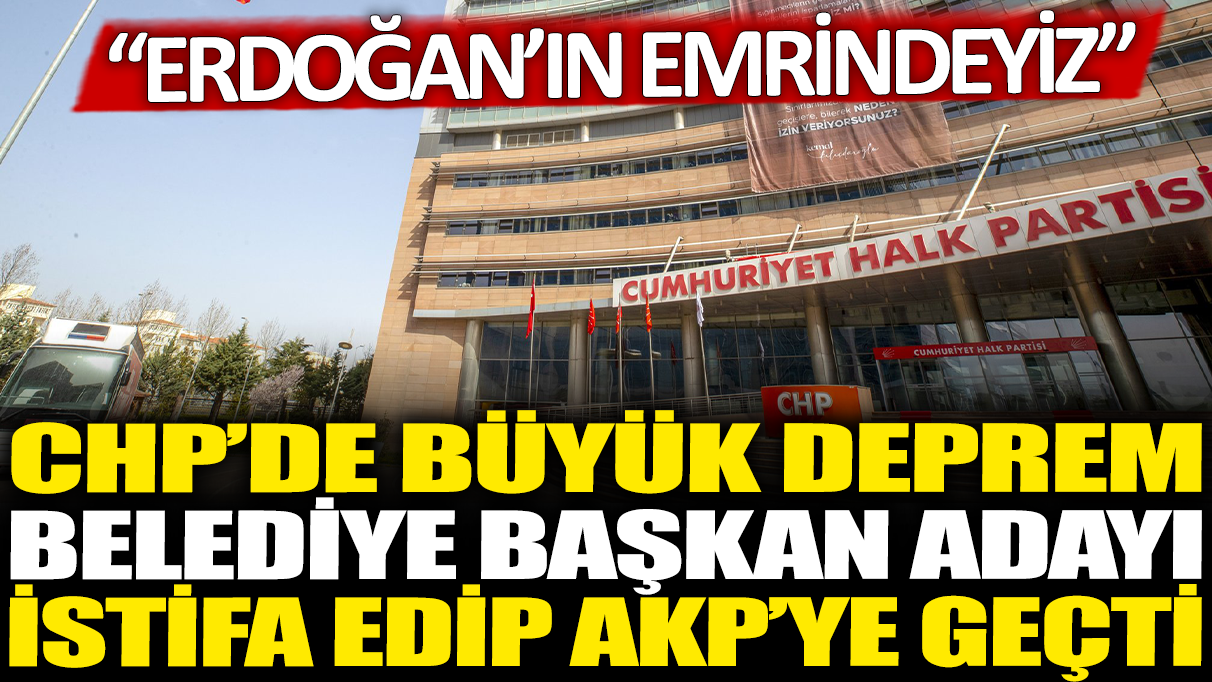 CHP'nin Bitlis adayı istifa ederek AKP'ye geçti