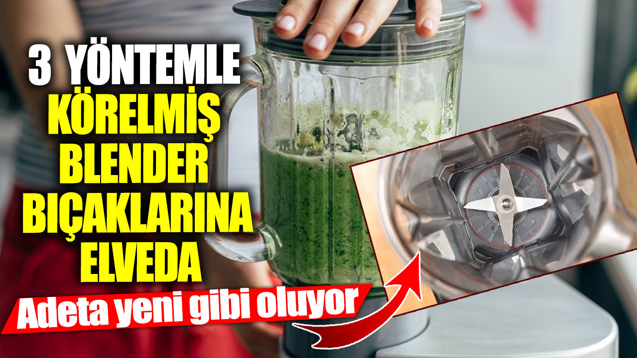 3 yöntemle körelmiş blender bıçaklarına elveda!  Adeta yeni gibi oluyor