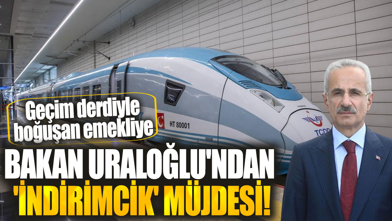 Geçim derdiyle boğuşan emekliye Bakan Uraloğlu'ndan 'indirimcik' müjdesi!