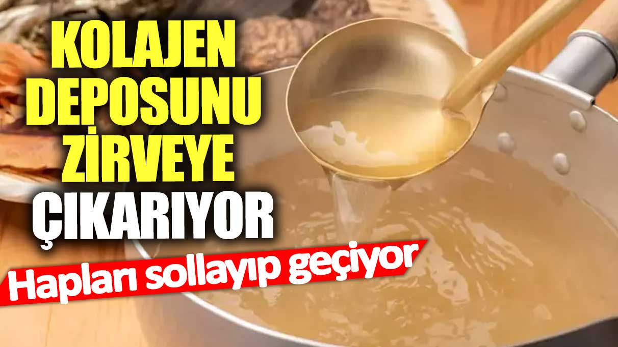 Kolajen deposunu zirveye çıkarıyor! Hapları sollayıp geçiyor