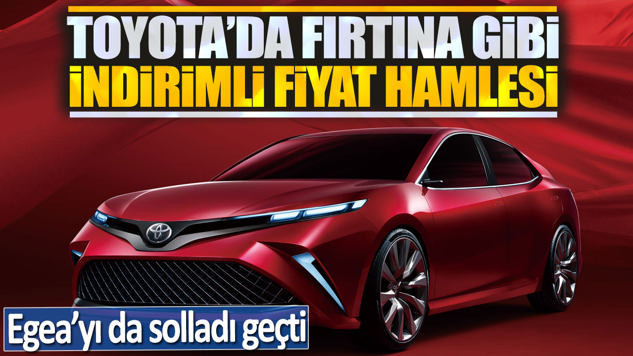 Toyota'dan fırtına gibi indirimli fiyat hamlesi: Egea'yı da sollayıp geçti