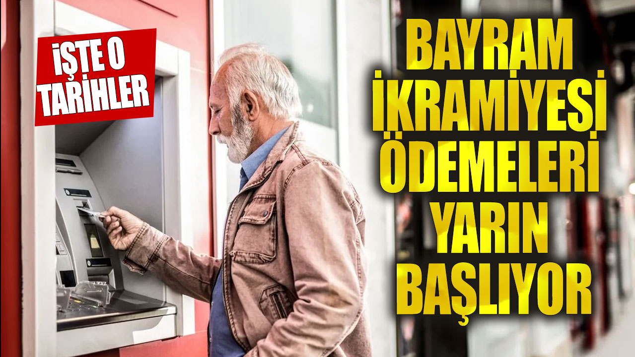 Emeklilerin bayram ikramiye ödemeleri bugün başlıyor