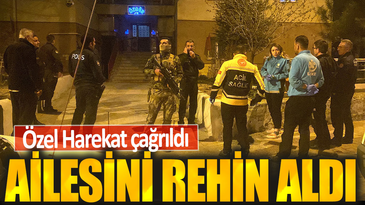 Aranan suç makinesi ailesini rehin aldı!