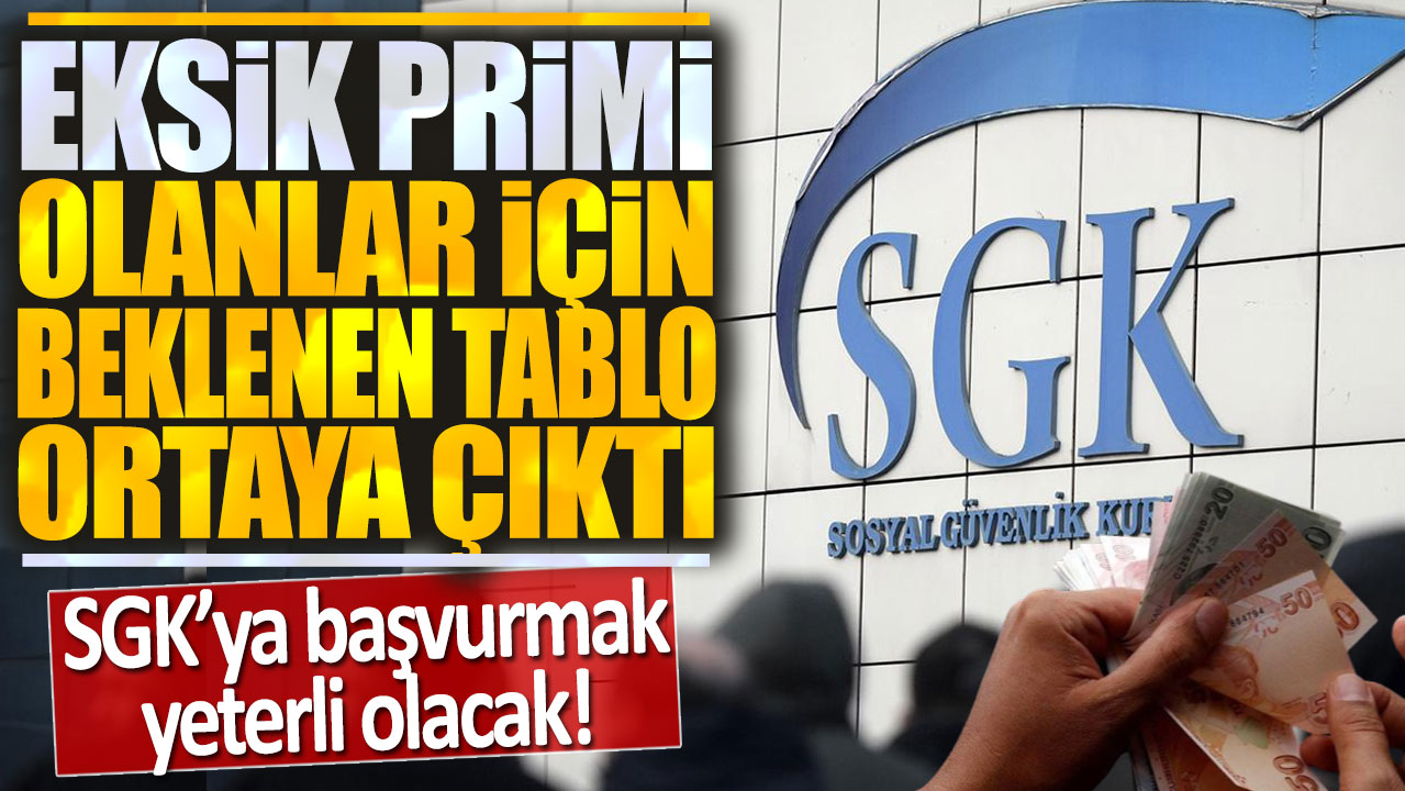 Eksik primi olanlar için beklenen tablo ortaya çıktı: SGK'ya başvurmak yeterli olacak