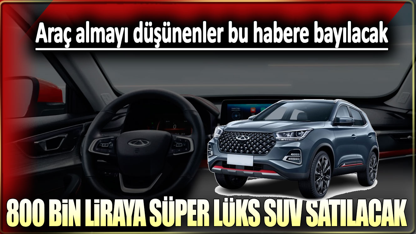 800 bin liraya süper lüks SUV satılacak: Araç almayı düşünenler bu habere bayılacak!