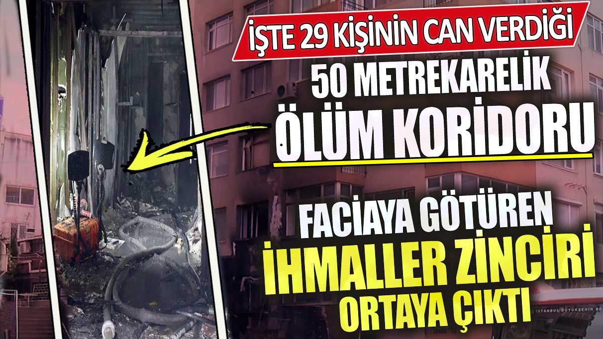 İşte 29 kişinin can verdiği 50 metrekarelik ölüm koridoru ihmaller zinciri ortaya çıktı