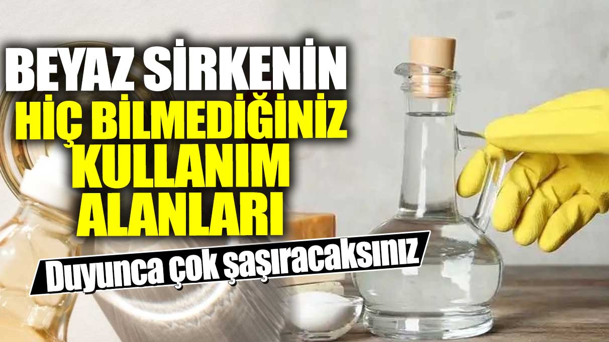 Beyaz sirkenin hiç bilmediğiniz kullanım alanları! Duyunca çok şaşıracaksınız