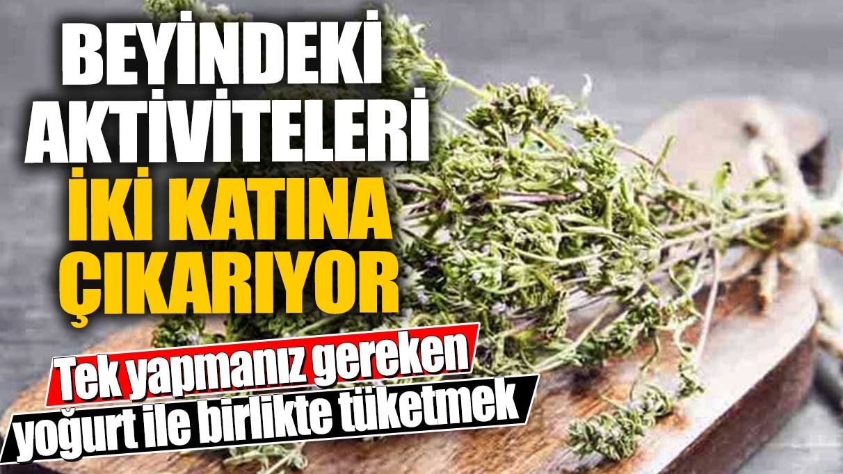 Beyindeki aktiviteleri iki katına çıkarıyor! Tek yapmanız gereken yoğurt ile birlikte tüketmek