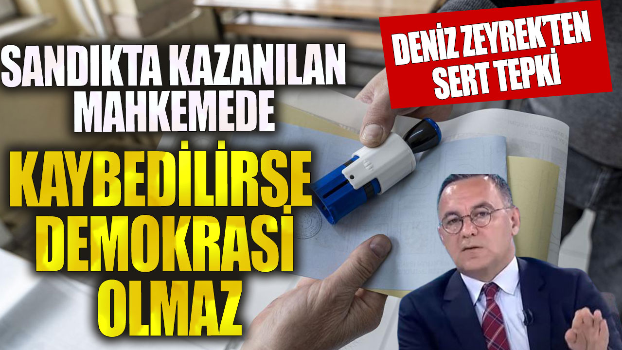 Deniz Zeyrek’ten Ardahan seçimlerine sert tepki