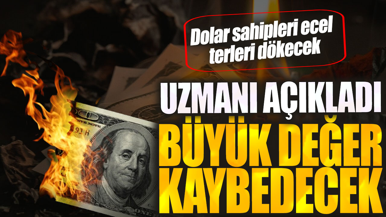 Dolar sahipleri ecel terleri dökecek! Uzmanı açıkladı: Büyük değer kaybedecek