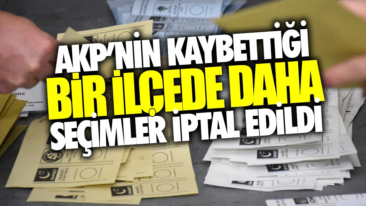 Son dakika... AKP'nin kaybettiği Halfeti'de seçimler iptal edildi