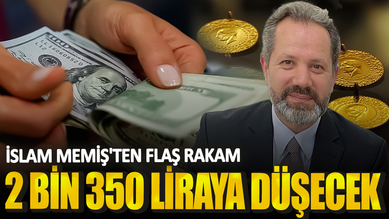 İslam Memiş'ten flaş rakam: 2 Bin 350 liraya düşecek