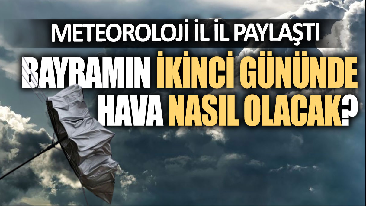 Meteoroloji il il paylaştı: Sağanak ve fırtına geliyor...