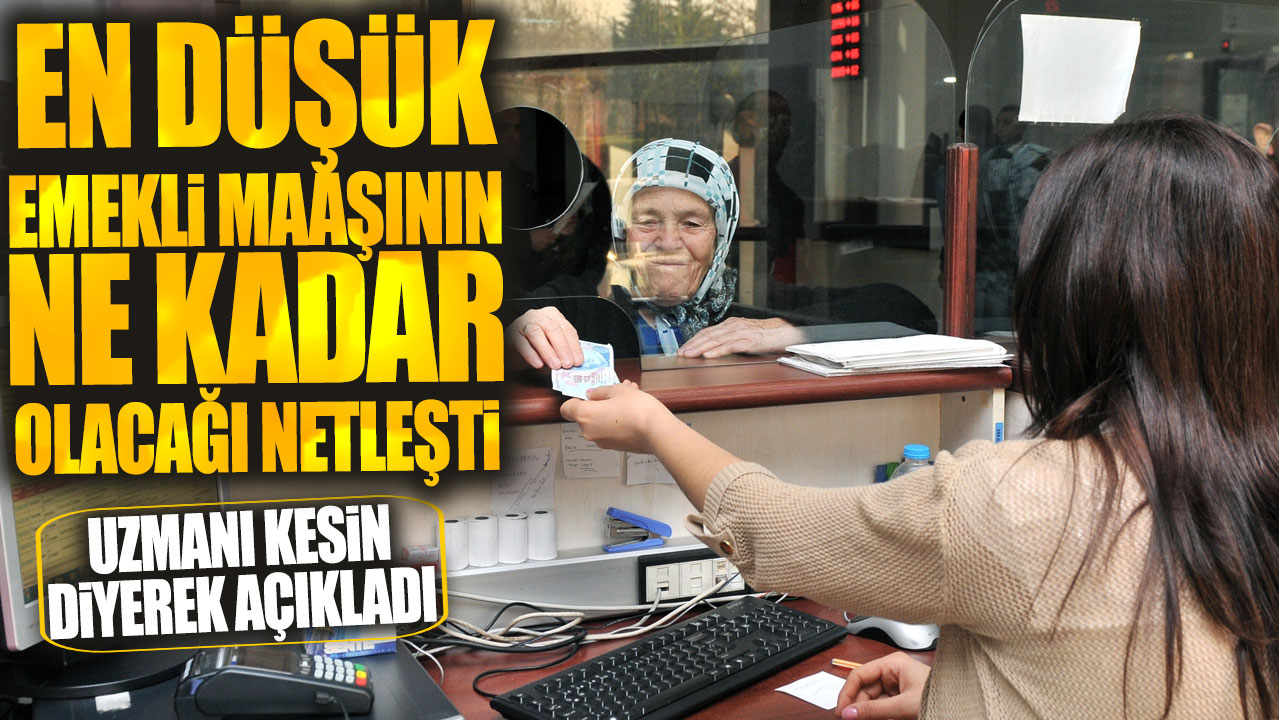 En düşük emekli maaşının ne kadar olacağı netleşti! Uzmanı kesin diyerek açıkladı