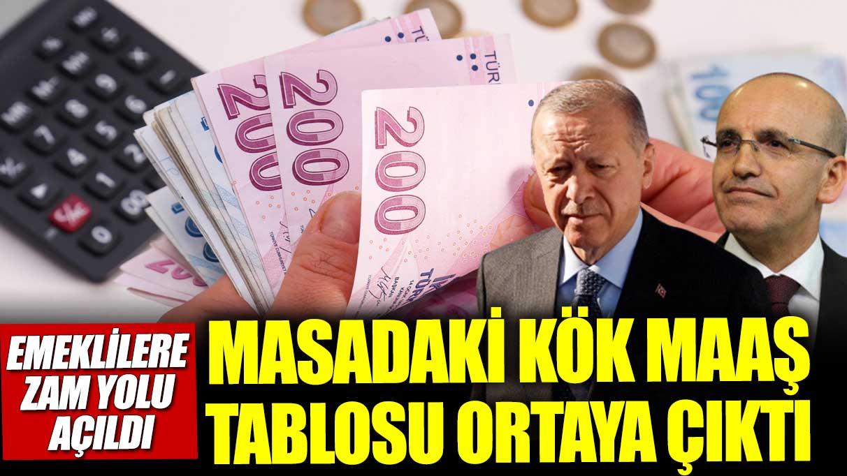 SSK ve Bağ-Kur emeklilerine zam yolu açıldı! Masadaki kök maaş tablosu ortaya çıktı