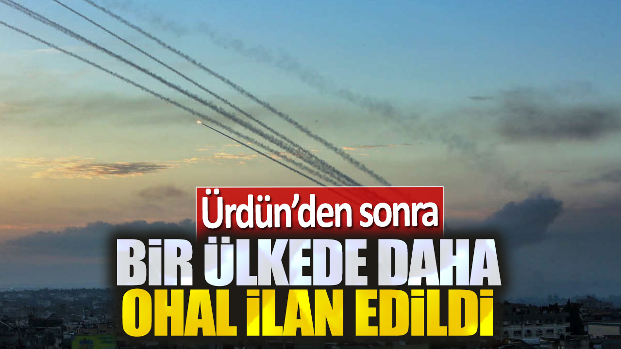 Ürdün'den sonra bir ülkeden daha OHAL kararı