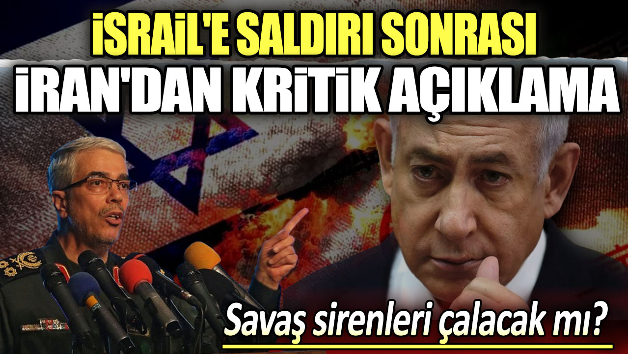 İsrail'e saldırı sonrası İran'dan kritik açıklama: Savaş sirenleri çalacak mı?