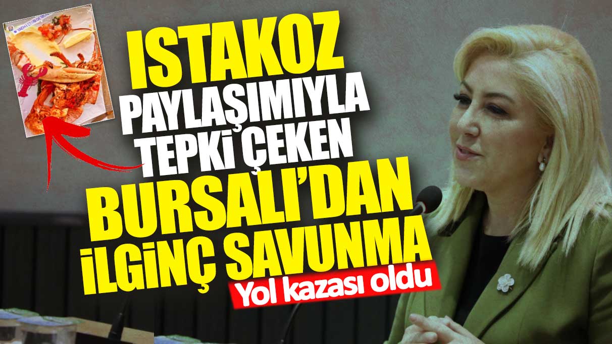 Istakoz paylaşımıyla tepki çeken Bursalı’dan ilginç savunma: Yol kazası oldu