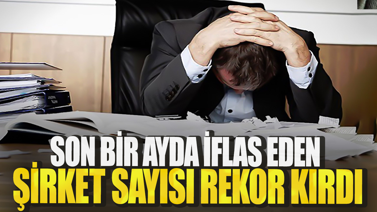 Son bir ayda iflas eden şirket sayısı rekor kırdı