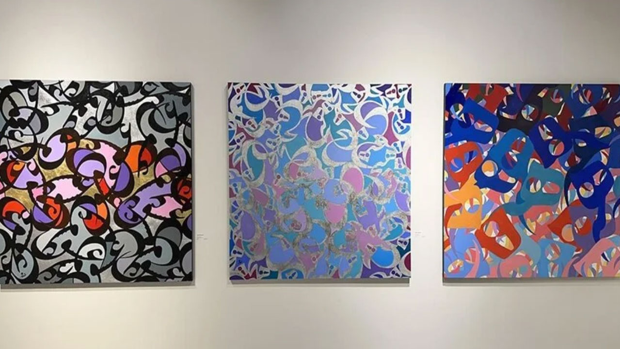 İranlı sanatçı Rashavand'ın kişisel sergisi Maslak'ta açıldı