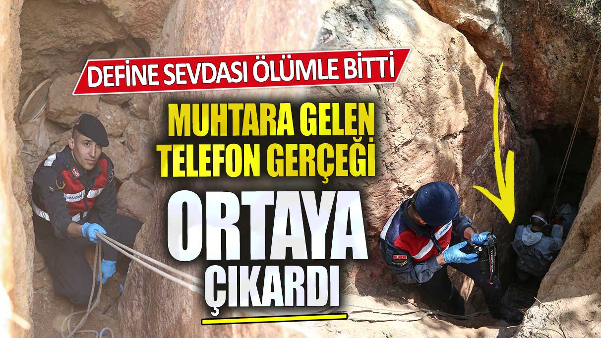 Bursa’da define sevdası ölümle bitti! Muhtara gelen telefon gerçeği ortaya çıkardı