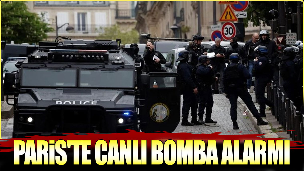 Son dakika.. Paris'te canlı bomba alarmı!