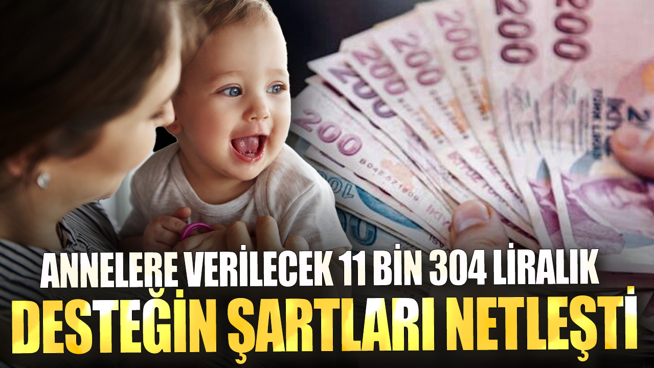 SGK'nın annelere vereceği 11 bin 304 liralık desteğin şartları belli oldu