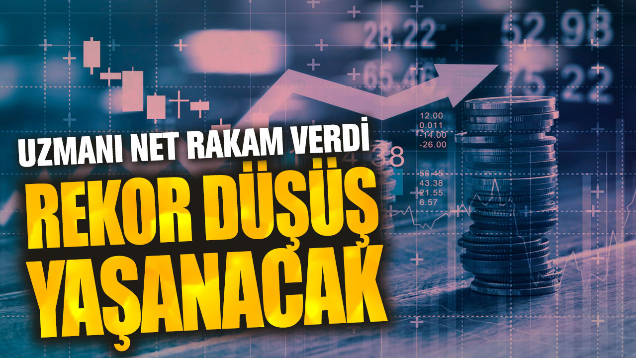 Uzmanı net rakam verdi: Rekor düşüş yaşanacak