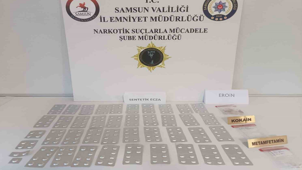 Samsun’da uyuşturucu operasyonu! 2 kişi gözaltına alındı