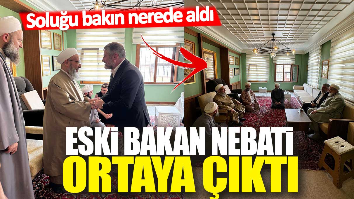 Eski bakan Nebati ortaya çıktı! Soluğu bakın nerede aldı