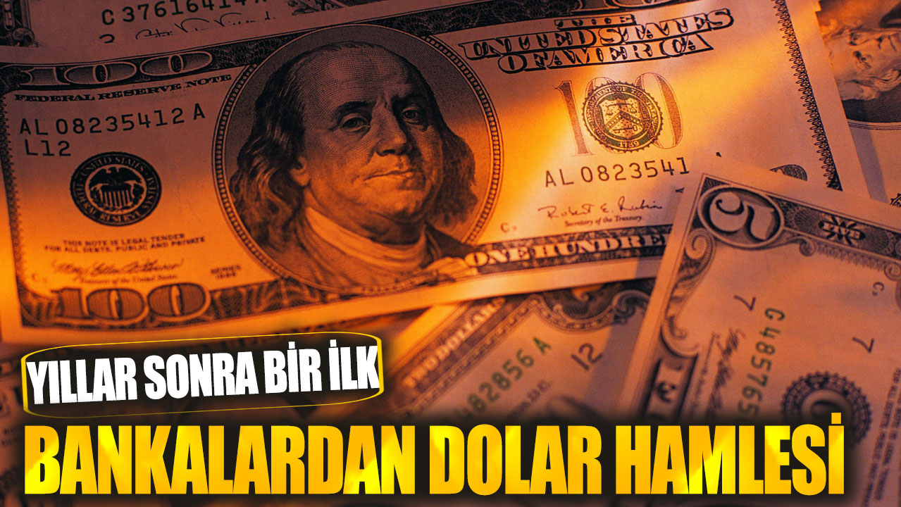 Bankalardan dolar hamlesi! Yıllar sonra bir ilk