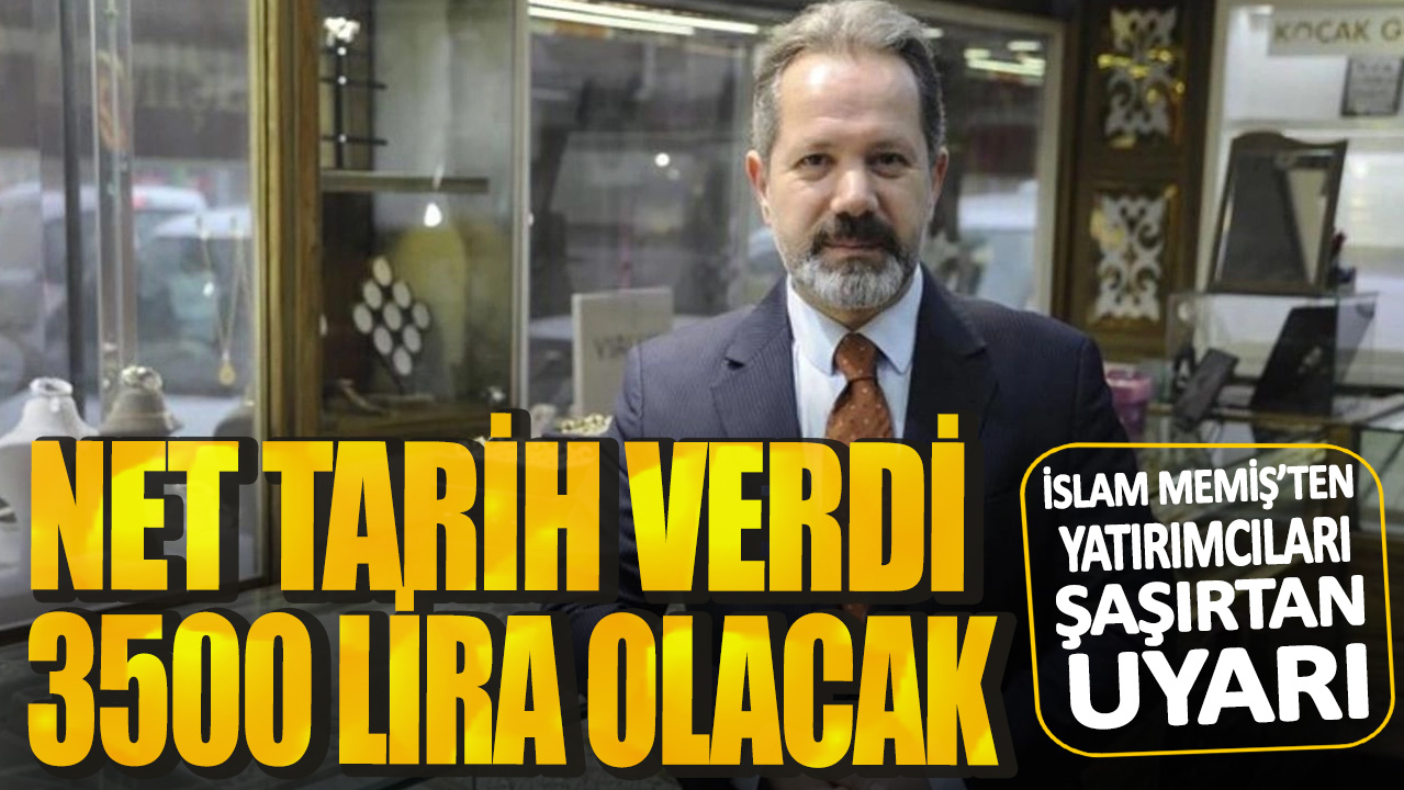 İslam Memiş: 3.500 lira olacak