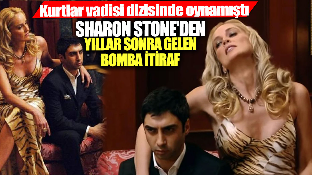 Necati Şaşmaz ile Kurtlar vadisi dizisinde oynamıştı!  Sharon Stone'den yıllar sonra gelen bomba itiraf