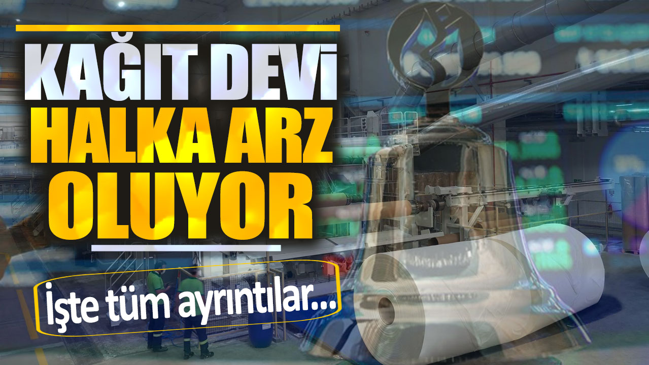 Kağıt devi halka arz oluyor!