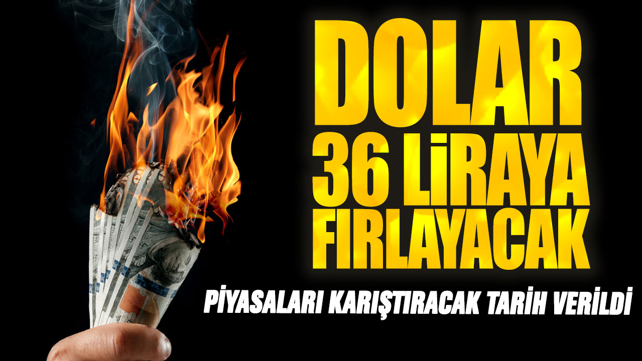 Dolar 36 liraya fırlayacak