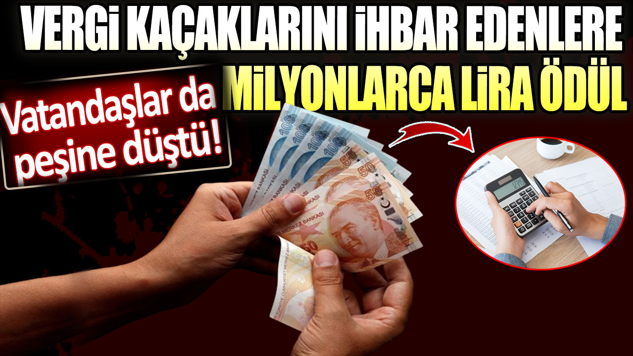 Vergi kaçaklarını ihbar edenlere milyonlarca lira ödül: Maliyeden sonra vatandaşlar da peşine düştü!