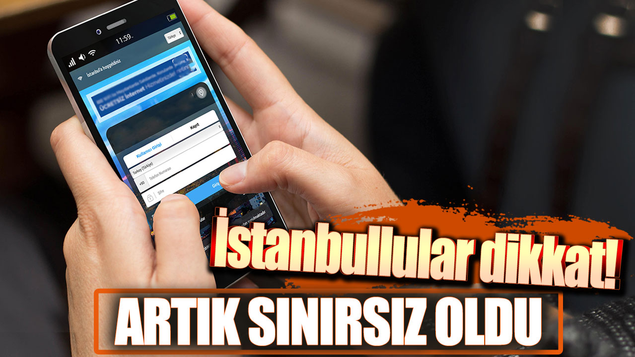 İstanbullular müjde! Artık sınırsız oldu