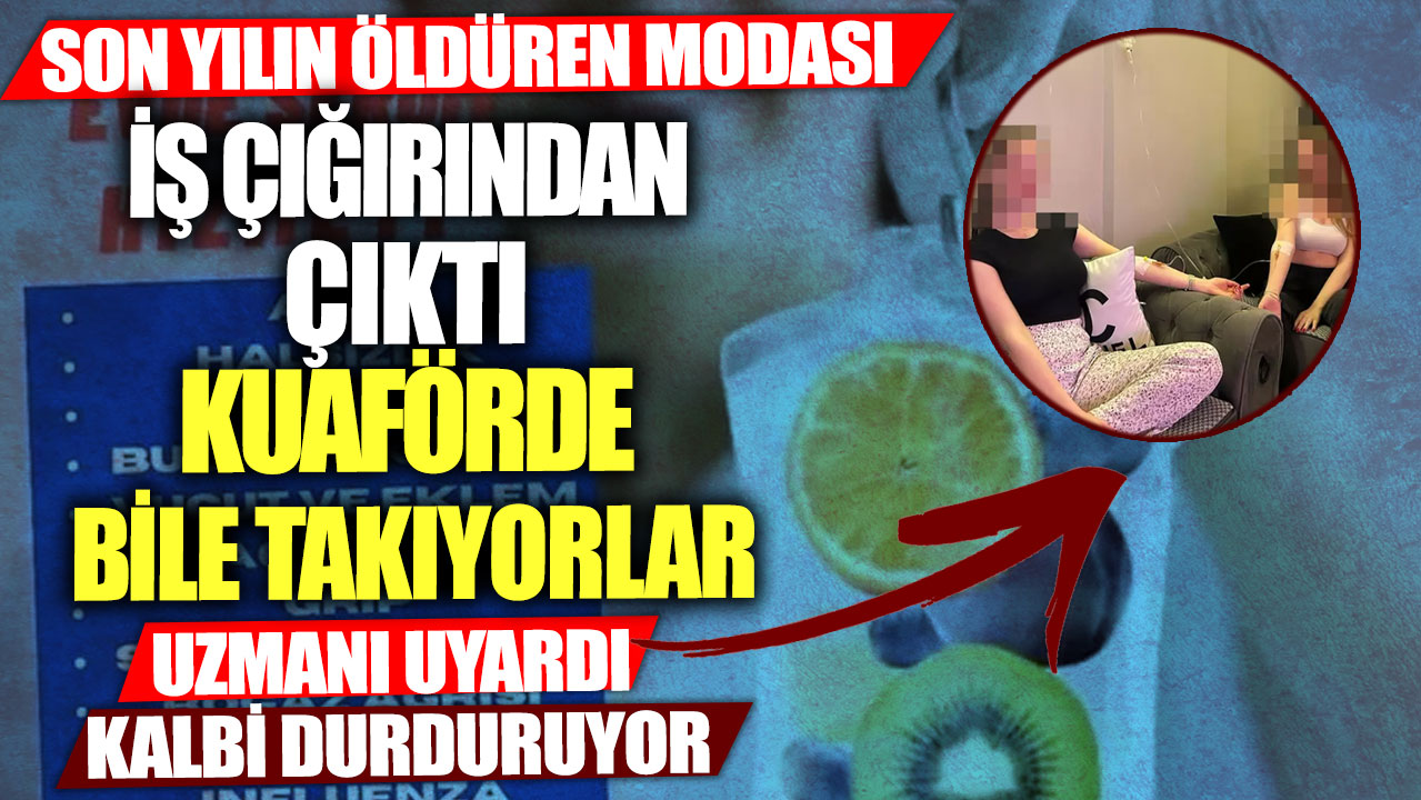 Son yılın öldüren modası! İş çığırından çıktı kuaförde bile takıyorlar... Kalbi durduruyor