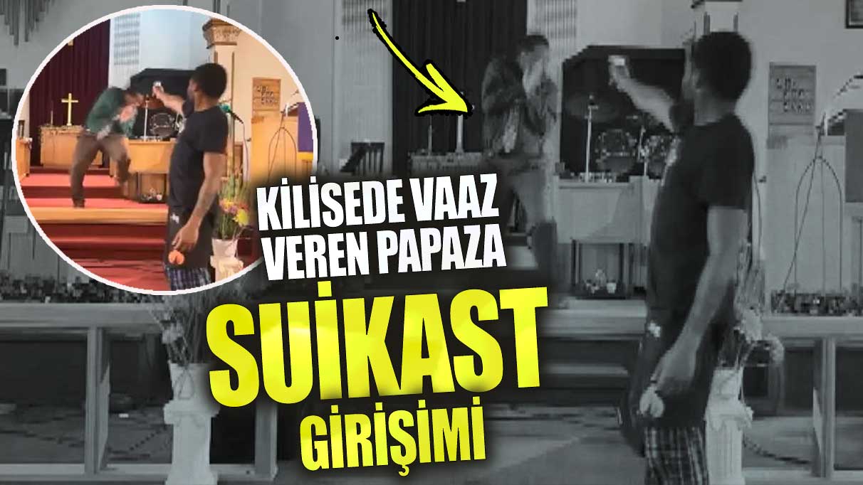 ABD’de kilisede vaaz veren papaza suikast girişimi