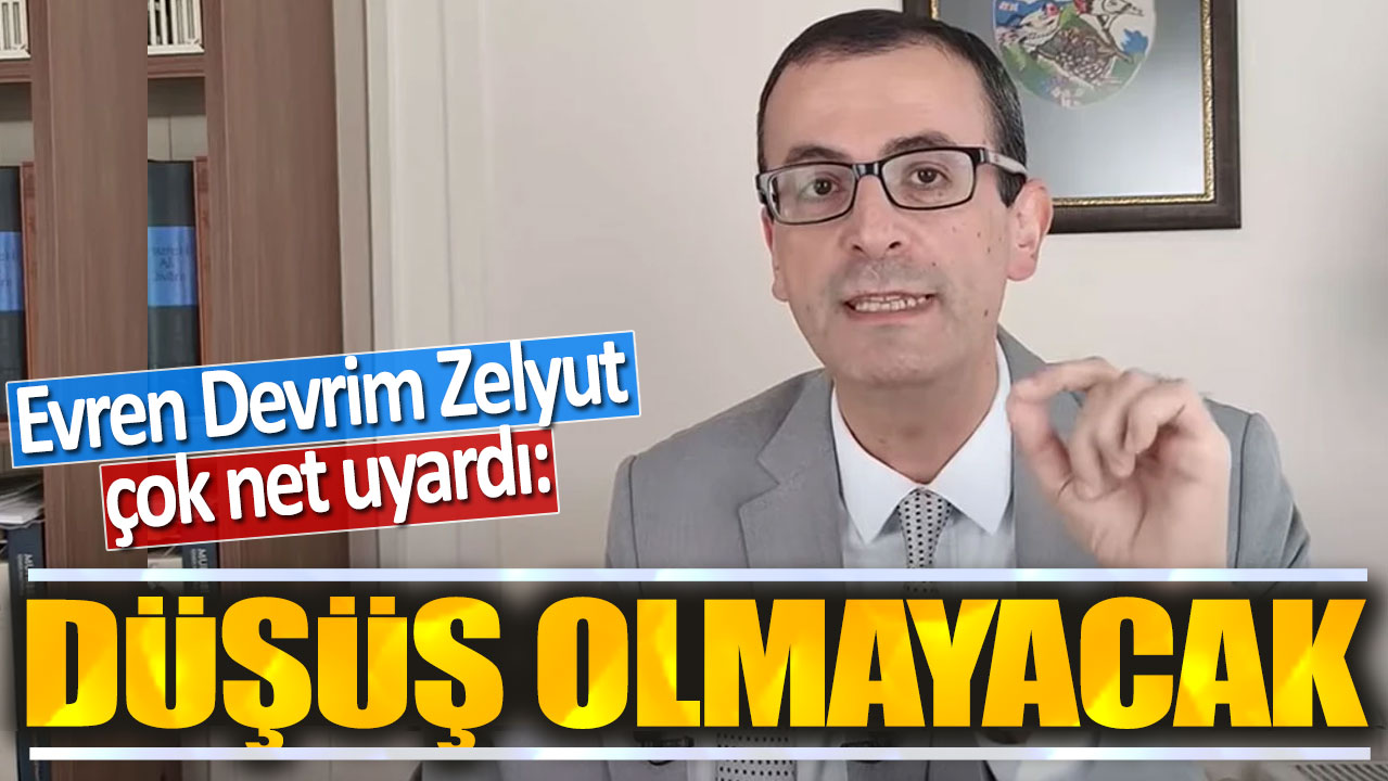 Evren Devrim Zelyut: Düşüş olmayacak